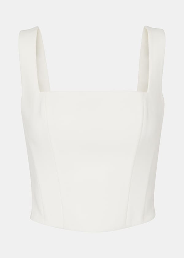 Ivory Structured Corset Bridal Top